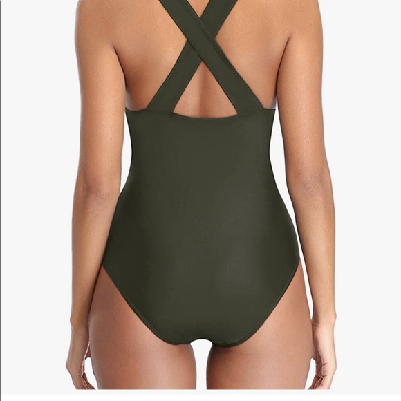 One piece bathing suit army green size XL - Picture 8 of 8